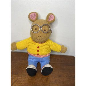 Vintage 1996 Playskool Arthur Plush Stuffed Animal Marc Brown 15" Stuffed Toy